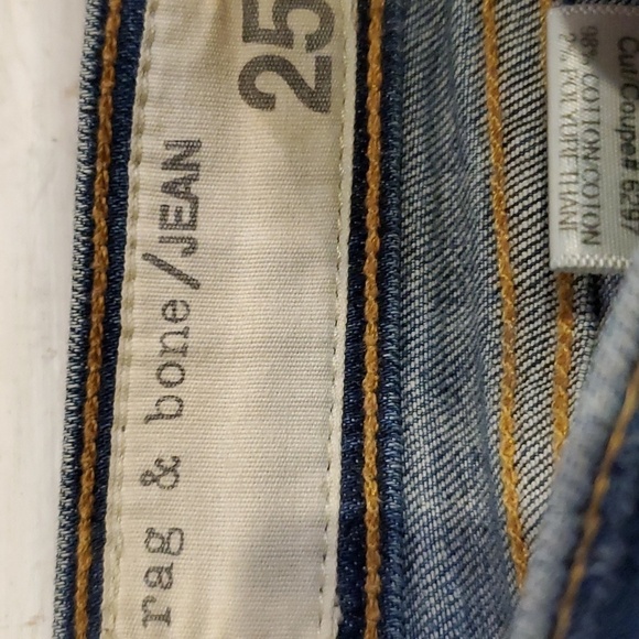 Rag & Bone DASH distressed jeans Wembly Wash sz‎ 25 - Picture 3 of 8